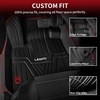 image:imageLASFIT Rear Seat Back Protector for Honda CRV 20122016 All Weather TPE Pet Friendly Custom Fit CRV Second Row Back Seat Cover Backseat Mat Liner Accessories Black5For Honda Pilot  20232026  Combo Set