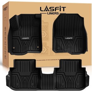 image:imageLASFIT Rear Seat Back Protector for Honda CRV 20122016 All Weather TPE Pet Friendly Custom Fit CRV Second Row Back Seat Cover Backseat Mat Liner Accessories Black2For Honda CRV  20232026  1st  2nd Row