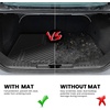 image:imageLASFIT Cargo Mat for Ford Expedition 8 Seats Standard 20212024Not Fit 7 Seats Max Backrest Liner Custom Fit All Weather Protector Split Design Easy Installation Trunk with Seatback Mat4 pcs Black131218Focus Sedan Gas No SubwooferCargo