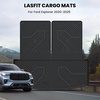 image:imageLASFIT Cargo Mat for Ford Expedition 8 Seats Standard 20212024Not Fit 7 Seats Max Backrest Liner Custom Fit All Weather Protector Split Design Easy Installation Trunk with Seatback Mat4 pcs Black926 Explorer 67Seat CargoSeatback