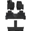image:imageLASFIT Floor Mats for 8 Seats 2025 2026 2027 Ford Expedition MAX All Weather TPE Custom Fit for SUV Car Liners 1stamp 2ndamp 3rd Only Fit 3rd Row 402040 Split Bench seat 4pcs
