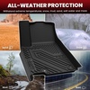 image:imageLASFIT Floor Mats for Jeep Grand Cherokee WL 20222025 2026 5Seat Include 4xe NOT for L All Weather TPE Custom Fit Car Mats Floor Liners Cargo Liner Cargo Mat BlackGrand Cherokee 20222026 Floor Mats