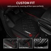 image:imageLASFIT Floor Mats for Jeep Grand Cherokee WL 20222025 2026 5Seat Include 4xe NOT for L All Weather TPE Custom Fit Car Mats Floor Liners Cargo Liner Cargo Mat BlackGrand Cherokee 20162021 Floor Mats