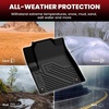 image:imageLASFIT Floor Mats for Jeep Wrangler Unlimited 4XE 20212025 4 Door Without Subwoofer Plugin Hybrid EVGas PHEV All Weather Car Mats Floor Liners Cargo Liner Seatback Cargo Mat BlackCherokee 1523
