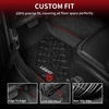 image:imageLASFIT Floor Mats for Jeep Wrangler Unlimited 4XE 20212025 4 Door Without Subwoofer Plugin Hybrid EVGas PHEV All Weather Car Mats Floor Liners Cargo Liner Seatback Cargo Mat BlackWrangler JL 1826 with Subwoofer