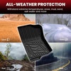 image:imageLASFIT Floor Mats for Jeep Wrangler Unlimited 4XE 20212025 4 Door Without Subwoofer Plugin Hybrid EVGas PHEV All Weather Car Mats Floor Liners Cargo Liner Seatback Cargo Mat BlackWrangler 4XE Set 2125