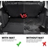 image:imageLASFIT Floor Mats for Jeep Wrangler Unlimited 4XE 20212025 4 Door Without Subwoofer Plugin Hybrid EVGas PHEV All Weather Car Mats Floor Liners Cargo Liner Seatback Cargo Mat BlackWrangler JK 1418