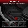 image:imageLASFIT Floor Mats for Jeep Wrangler Unlimited 4XE 20212025 4 Door Without Subwoofer Plugin Hybrid EVGas PHEV All Weather Car Mats Floor Liners Cargo Liner Seatback Cargo Mat BlackCompass 1726
