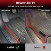 image:imageLASFIT Floor Mats for Jeep Wrangler Unlimited 4XE 20212025 4 Door Without Subwoofer Plugin Hybrid EVGas PHEV All Weather Car Mats Floor Liners Cargo Liner Seatback Cargo Mat BlackGrand Cherokee L 7 Seats 2126