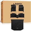 image:imageLASFIT Floor Mats for Jeep Wrangler Unlimited 4XE 20212025 4 Door Without Subwoofer Plugin Hybrid EVGas PHEV All Weather Car Mats Floor Liners Cargo Liner Seatback Cargo Mat BlackGrand Cherokee 1621