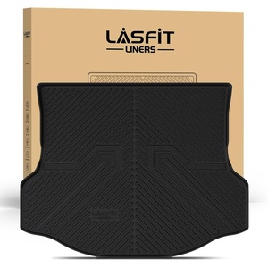 image:imageLASFIT Cargo Mat for Ford Expedition 8 Seats Standard 20212024Not Fit 7 Seats Max Backrest Liner Custom Fit All Weather Protector Split Design Easy Installation Trunk with Seatback Mat4 pcs Black320132018Rav4Cargo Mat