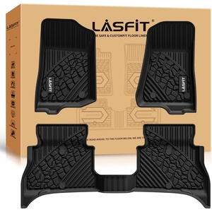 image:imageLASFIT Floor Mats for Jeep Grand Cherokee WL 20222025 2026 5Seat Include 4xe NOT for L All Weather TPE Custom Fit Car Mats Floor Liners Cargo Liner Cargo Mat BlackWrangler 4XE 20212025 Floor Mats