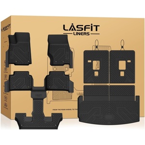 image:imageLASFIT Floor Mats for Jeep Grand Cherokee WL 20222025 2026 5Seat Include 4xe NOT for L All Weather TPE Custom Fit Car Mats Floor Liners Cargo Liner Cargo Mat BlackGrand Cherokee L 6 Seats 20212026 Floor Mats
