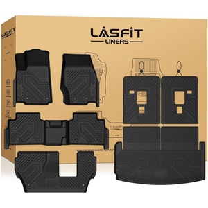 image:imageLASFIT Floor Mats for Jeep Grand Cherokee WL 20222025 2026 5Seat Include 4xe NOT for L All Weather TPE Custom Fit Car Mats Floor Liners Cargo Liner Cargo Mat BlackGrand Cherokee L 7Seats 20212026 Floor Mats
