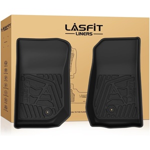 image:imageLASFIT Floor Mats for Jeep Grand Cherokee WL 20222025 2026 5Seat Include 4xe NOT for L All Weather TPE Custom Fit Car Mats Floor Liners Cargo Liner Cargo Mat BlackWrangler 20072013 Front Floor Mats