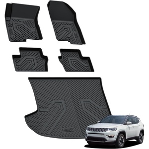 image:imageLASFIT Floor Mats for Jeep Grand Cherokee WL 20222025 2026 5Seat Include 4xe NOT for L All Weather TPE Custom Fit Car Mats Floor Liners Cargo Liner Cargo Mat BlackCompass 20072017