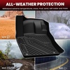 image:imageLASFIT Front Floor Mats 20192026 for Chevrolet SilveradoGMC Sierra 1500 20202026 SilveradoSierra 2500HD 3500HD Only Regular CabBench Seat All Weather TPE Custom Floor Liners 1st Row Only120182024For Volkswagen Tiguan 7 seatsFull Set Mats