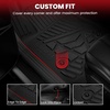 image:imageLASFIT Front Floor Mats 20192026 for Chevrolet SilveradoGMC Sierra 1500 20202026 SilveradoSierra 2500HD 3500HD Only Regular CabBench Seat All Weather TPE Custom Floor Liners 1st Row Only520192026 For 1500 2500HD 3500HD Regular CabBench Seat
