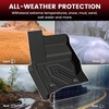 image:imageLASFIT Front Floor Mats 20192026 for Chevrolet SilveradoGMC Sierra 1500 20202026 SilveradoSierra 2500HD 3500HD Only Regular CabBench Seat All Weather TPE Custom Floor Liners 1st Row Only320202026For Land Rover Defender 110 7 seatsFull Set Mats