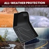 image:imageLASFIT Front Floor Mats 20192026 for Chevrolet SilveradoGMC Sierra 1500 20202026 SilveradoSierra 2500HD 3500HD Only Regular CabBench Seat All Weather TPE Custom Floor Liners 1st Row Only120202025For Volkswagen Atlas Cross SportFull Set Mats