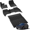 image:imageLASFIT Front Floor Mats 20192026 for Chevrolet SilveradoGMC Sierra 1500 20202026 SilveradoSierra 2500HD 3500HD Only Regular CabBench Seat All Weather TPE Custom Floor Liners 1st Row Only320232025For Range Rover SportFull Set Mats