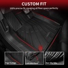 image:imageLASFIT Front Floor Mats 20192026 for Chevrolet SilveradoGMC Sierra 1500 20202026 SilveradoSierra 2500HD 3500HD Only Regular CabBench Seat All Weather TPE Custom Floor Liners 1st Row Only120212026For Volkswagen ID4Floor Mats