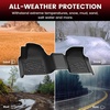 image:imageLASFIT Front Floor Mats 20192026 for Chevrolet SilveradoGMC Sierra 1500 20202026 SilveradoSierra 2500HD 3500HD Only Regular CabBench Seat All Weather TPE Custom Floor Liners 1st Row Only520192026 For 1500 2500HD 3500HD Regular CabBench Seat