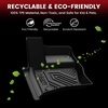 image:imageLASFIT Front Floor Mats 20192026 for Chevrolet SilveradoGMC Sierra 1500 20202026 SilveradoSierra 2500HD 3500HD Only Regular CabBench Seat All Weather TPE Custom Floor Liners 1st Row Only320202025For Land Rover Defender 110 5 seatsFull Set Mats