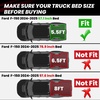 image:imageLASFIT Truck Bed Mat 20192026 for Chevrolet Chevy Silverado 1500  GMC Sierra 1500 Only Fit 82FT Bed Bed Liner for Chevy Silverado GMC Sierra 1500 Not Fit Optional CarbonPro Bed1 For Ford F150  2426  55FT Bed Mat