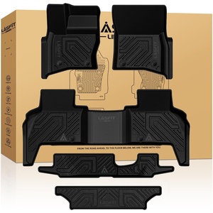 image:imageLASFIT Front Floor Mats 20192026 for Chevrolet SilveradoGMC Sierra 1500 20202026 SilveradoSierra 2500HD 3500HD Only Regular CabBench Seat All Weather TPE Custom Floor Liners 1st Row Only320202026For Land Rover Defender 110 7 seatsFull Set Mats