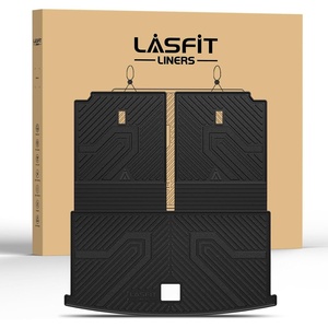 image:imageLASFIT Front Floor Mats 20192026 for Chevrolet SilveradoGMC Sierra 1500 20202026 SilveradoSierra 2500HD 3500HD Only Regular CabBench Seat All Weather TPE Custom Floor Liners 1st Row Only120182026For Volkswagen AtlasCargo Mats