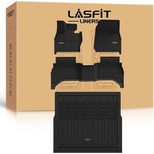 image:imageLASFIT Front Floor Mats 20192026 for Chevrolet SilveradoGMC Sierra 1500 20202026 SilveradoSierra 2500HD 3500HD Only Regular CabBench Seat All Weather TPE Custom Floor Liners 1st Row Only320232025For Range Rover SportFull Set Mats