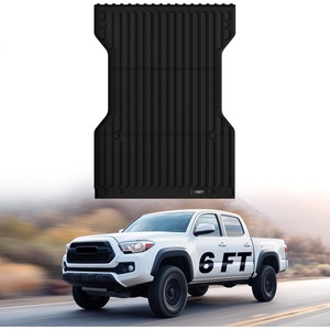 image:imageLASFIT Truck Bed Mat 20192026 for Chevrolet Chevy Silverado 1500  GMC Sierra 1500 Only Fit 82FT Bed Bed Liner for Chevy Silverado GMC Sierra 1500 Not Fit Optional CarbonPro Bed4 For Toyota Tacoma05236FT Bed Mat