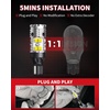 image:imageLASFIT 7440 7443 Brake Light LED bulb Built in Resistor for Red Tail Light Upgraded Bright 7444na 7441 7444 7440NA W21W WY21W LED Canbus Ready Stop Lights Pack of 2White