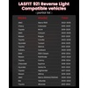 image:imageLASFIT 7440 7443 Brake Light LED bulb Built in Resistor for Red Tail Light Upgraded Bright 7444na 7441 7444 7440NA W21W WY21W LED Canbus Ready Stop Lights Pack of 2White
