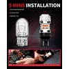 image:imageLASFIT 7440 7443 Brake Light LED bulb Built in Resistor for Red Tail Light Upgraded Bright 7444na 7441 7444 7440NA W21W WY21W LED Canbus Ready Stop Lights Pack of 2Amber