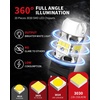 image:imageLASFIT 7440 7443 Brake Light LED bulb Built in Resistor for Red Tail Light Upgraded Bright 7444na 7441 7444 7440NA W21W WY21W LED Canbus Ready Stop Lights Pack of 2White