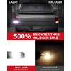 image:imageLASFIT 7440 7443 Brake Light LED bulb Built in Resistor for Red Tail Light Upgraded Bright 7444na 7441 7444 7440NA W21W WY21W LED Canbus Ready Stop Lights Pack of 2White