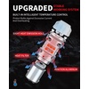 image:imageLASFIT 7440 7443 Brake Light LED bulb Built in Resistor for Red Tail Light Upgraded Bright 7444na 7441 7444 7440NA W21W WY21W LED Canbus Ready Stop Lights Pack of 2Amber