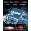 image:imageLASFIT 7440 7443 Brake Light LED bulb Built in Resistor for Red Tail Light Upgraded Bright 7444na 7441 7444 7440NA W21W WY21W LED Canbus Ready Stop Lights Pack of 2White