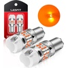 image:imageLASFIT 7440 7443 Brake Light LED bulb Built in Resistor for Red Tail Light Upgraded Bright 7444na 7441 7444 7440NA W21W WY21W LED Canbus Ready Stop Lights Pack of 2Amber