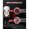 image:imageLASFIT 7440 7443 Brake Light LED bulb Built in Resistor for Red Tail Light Upgraded Bright 7444na 7441 7444 7440NA W21W WY21W LED Canbus Ready Stop Lights Pack of 2AmberWhite
