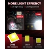 image:imageLASFIT 7440 7443 Brake Light LED bulb Built in Resistor for Red Tail Light Upgraded Bright 7444na 7441 7444 7440NA W21W WY21W LED Canbus Ready Stop Lights Pack of 2White