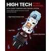 image:imageLASFIT 7440 7443 Brake Light LED bulb Built in Resistor for Red Tail Light Upgraded Bright 7444na 7441 7444 7440NA W21W WY21W LED Canbus Ready Stop Lights Pack of 2AmberWhite