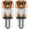 image:imageLASFIT CANBUS 3157 LED Bulb Red3057 4157 LED With Builtin Resistor for Brake Light Bulbs with Fan3156 Anti Hyper Flash Error Free for 20072013 Silverado 1500Tail Lights Stop Lights Pack of 2Amber
