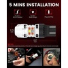 image:imageLASFIT CANBUS 3157 LED Bulb Red3057 4157 LED With Builtin Resistor for Brake Light Bulbs with Fan3156 Anti Hyper Flash Error Free for 20072013 Silverado 1500Tail Lights Stop Lights Pack of 2SwitchbackAmberWhite 