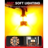 image:imageLASFIT CANBUS 3157 LED Bulb Red3057 4157 LED With Builtin Resistor for Brake Light Bulbs with Fan3156 Anti Hyper Flash Error Free for 20072013 Silverado 1500Tail Lights Stop Lights Pack of 2Amber