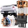 image:imageLASFIT CANBUS 3157 LED Bulb Red3057 4157 LED With Builtin Resistor for Brake Light Bulbs with Fan3156 Anti Hyper Flash Error Free for 20072013 Silverado 1500Tail Lights Stop Lights Pack of 2White
