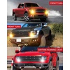 image:imageLASFIT CANBUS 3157 LED Bulb Red3057 4157 LED With Builtin Resistor for Brake Light Bulbs with Fan3156 Anti Hyper Flash Error Free for 20072013 Silverado 1500Tail Lights Stop Lights Pack of 2SwitchbackAmberWhite 