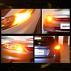 image:imageLASFIT CANBUS 3157 LED Bulb Red3057 4157 LED With Builtin Resistor for Brake Light Bulbs with Fan3156 Anti Hyper Flash Error Free for 20072013 Silverado 1500Tail Lights Stop Lights Pack of 2Amber